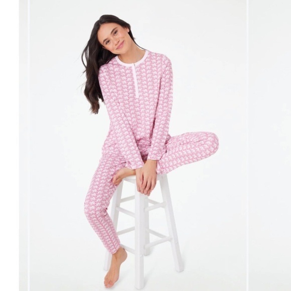Roller Rabbit Pink Pajama Set